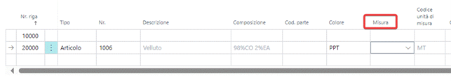 Single component size matching