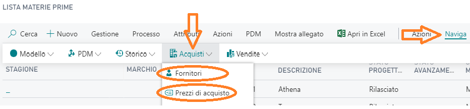 Attività naviga